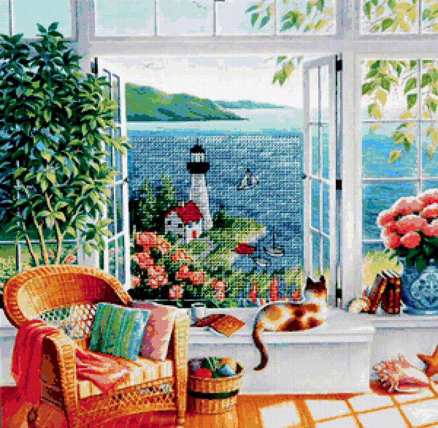 вид из окна - картинка - предпросмотр