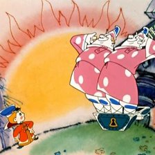 Схема вышивки «вовка в тридевятом царстве»