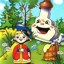 Схема вышивки «вовка в тридевятом царстве»