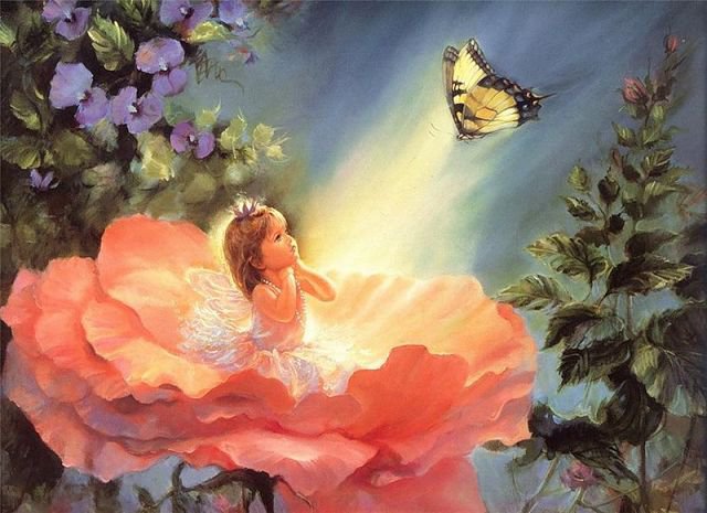 девочка на маке - дети, девочка, мак - оригинал