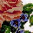 Предпросмотр схемы вышивки «гирлянды из роз и незабудок» (№287116)