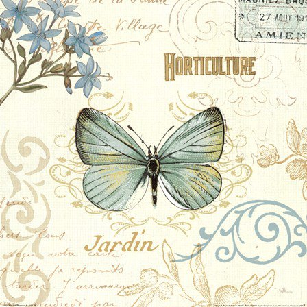 голубая бабочка - узоры, бабочки - оригинал