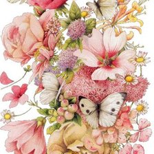 Схема вышивки «цветы»