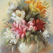 Схема вышивки «букет»