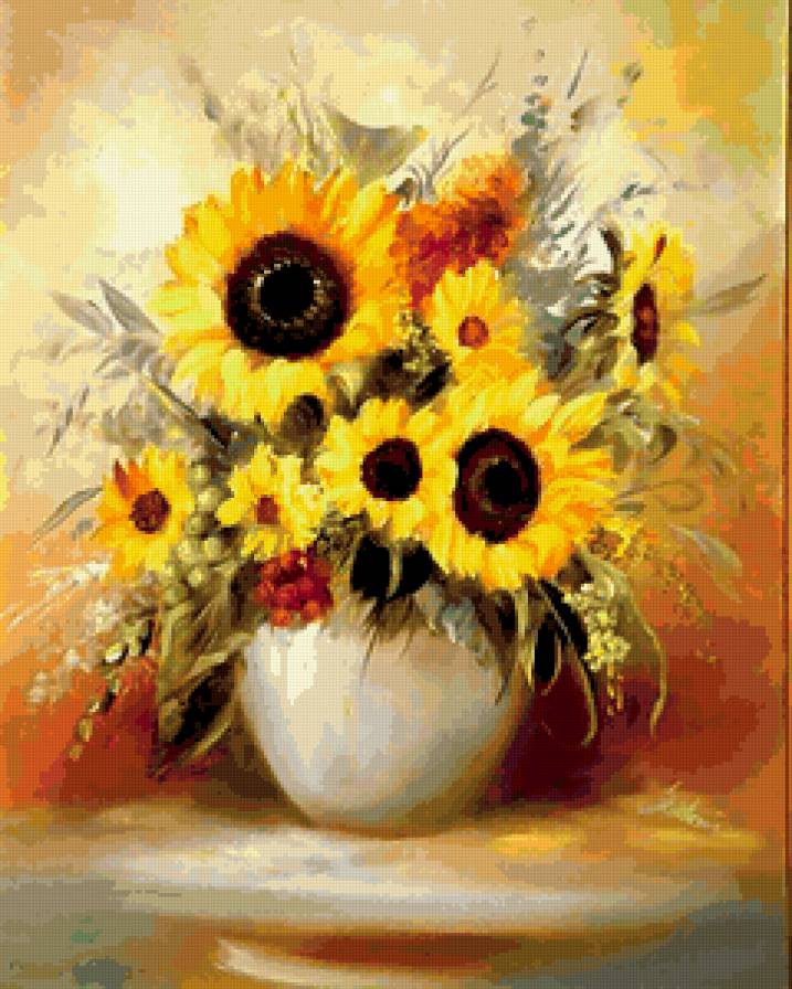 подсолнухи - предпросмотр