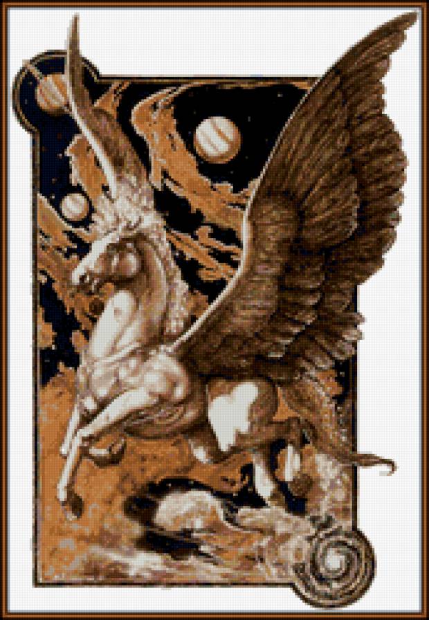 серия "единороги и пегасы" - планеты, пегас - предпросмотр