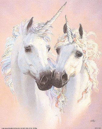 серия "единороги и пегасы" - единороги, любовь - оригинал