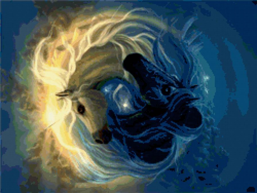 серия "единороги и пегасы" - единороги - предпросмотр