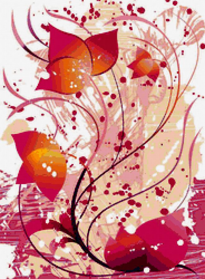 УЗОР - узор, цветы, подушка, орнамент - предпросмотр