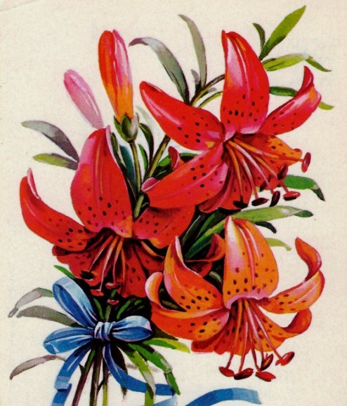 лилии - оригинал