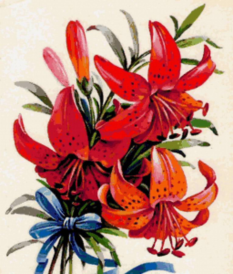 лилии - предпросмотр