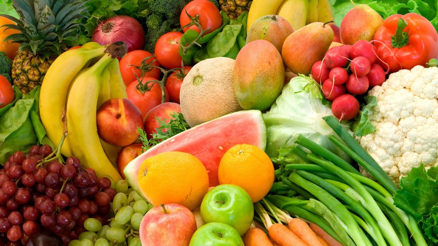 фрукты и овощи - натюрморт, кухня, овощи, фрукты - оригинал