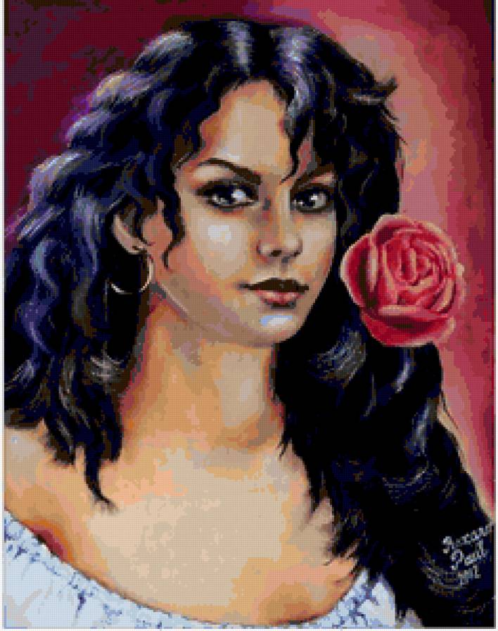 цыганка приносящая удачу - леди, дама, цыганка - предпросмотр