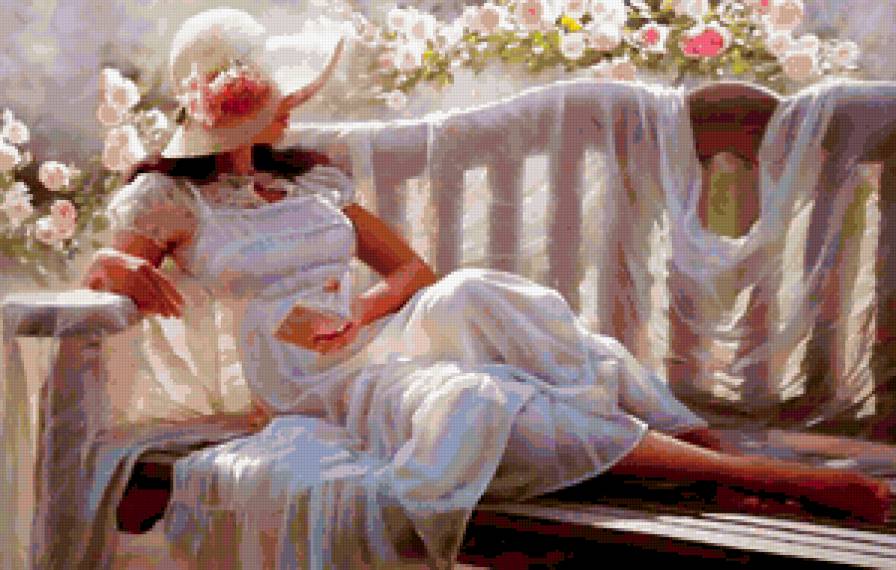 картина - картина, девушка - предпросмотр