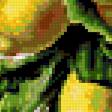Предпросмотр схемы вышивки «лимоны и цветы» (№288985)