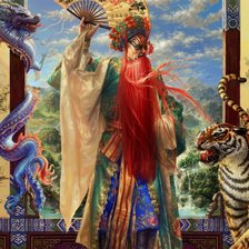 Схема вышивки «Китай»