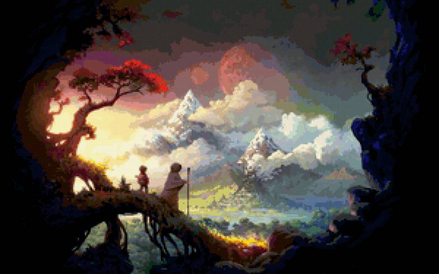 Путник - природа, пейзаж, сказка, лето - предпросмотр