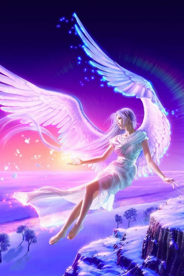 Ангел - ангел, девушка, крылья - оригинал
