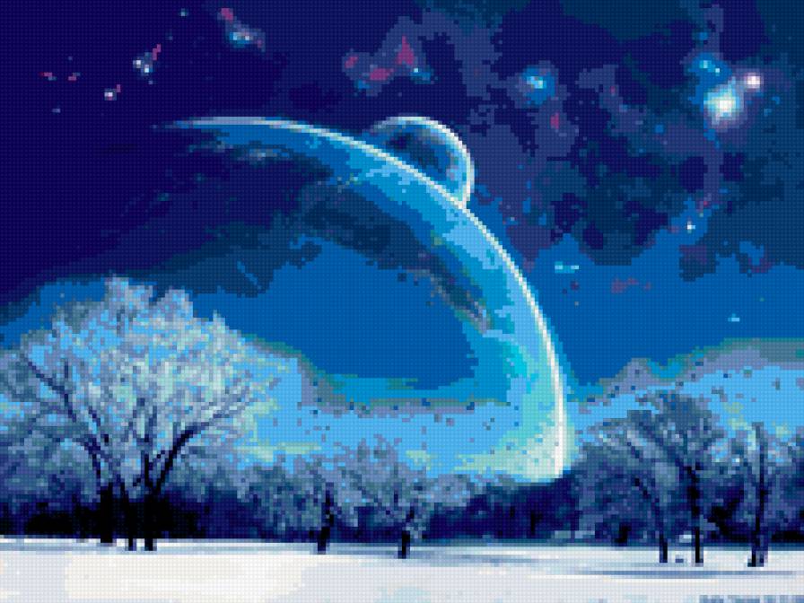 серия "фентези" - зима, фентези, природа - предпросмотр