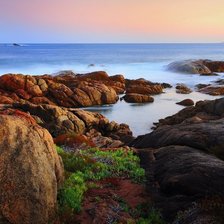 Схема вышивки «пейзаж»