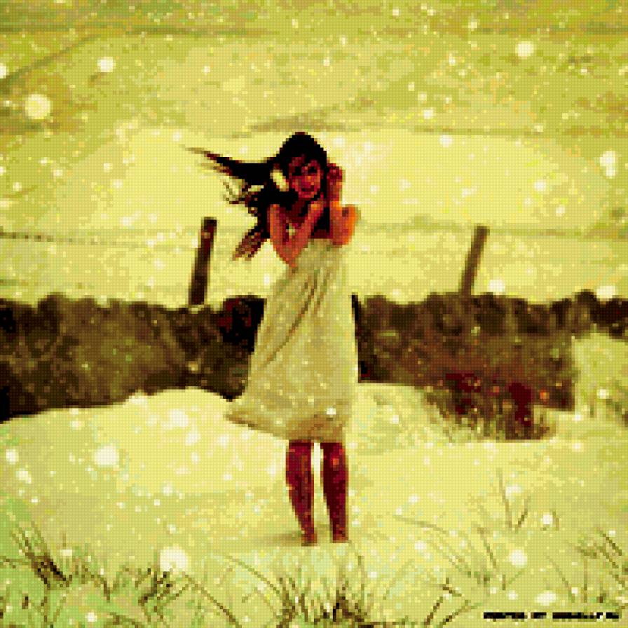 """""" - девушка, зима - предпросмотр