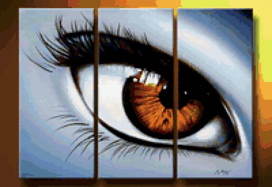 серия"триптих", "глаза" - глаза, "триптих" - предпросмотр