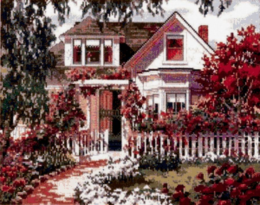 усадьба - природа, домик - предпросмотр