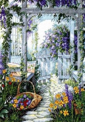 садовые ворота - ворота, сад - оригинал