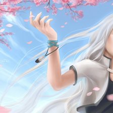 Схема вышивки «Девушка.»