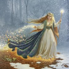 Схема вышивки «весна»