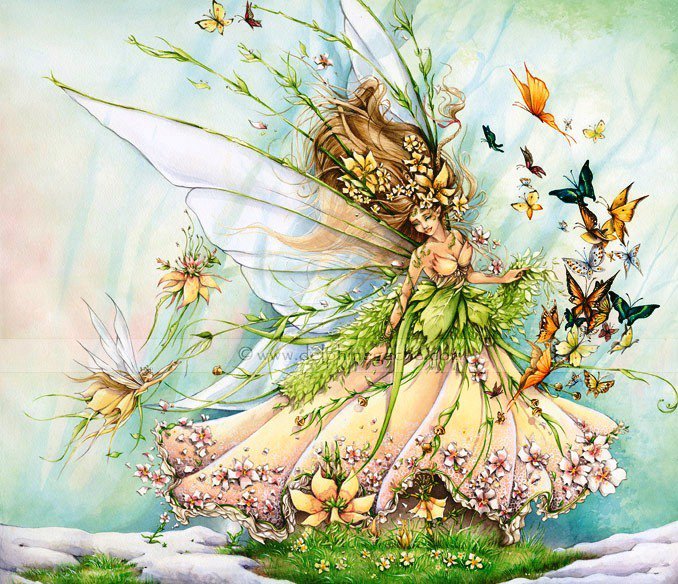 Цветочная фея 3 - фея - оригинал