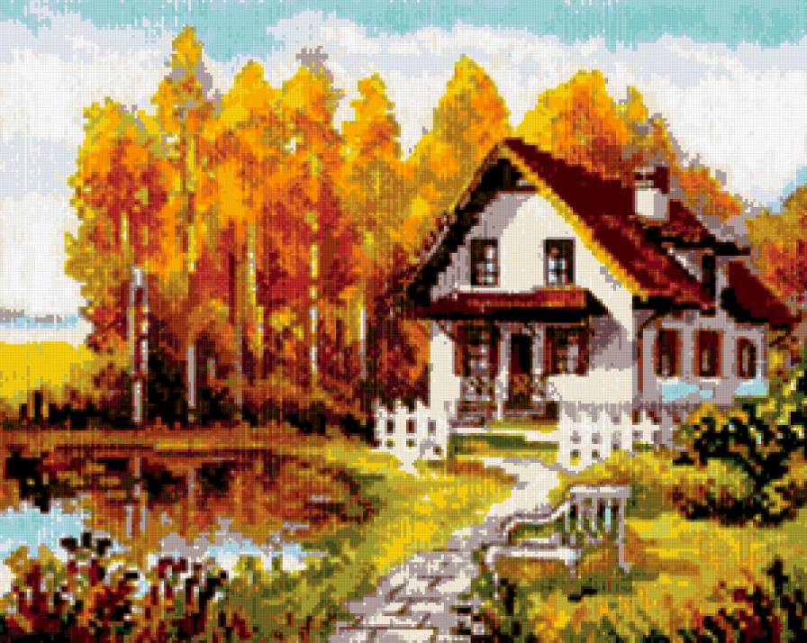 В гостях у осени - домик - предпросмотр