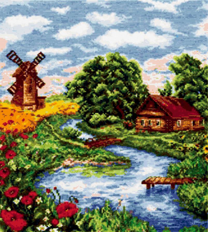 деревенька - предпросмотр