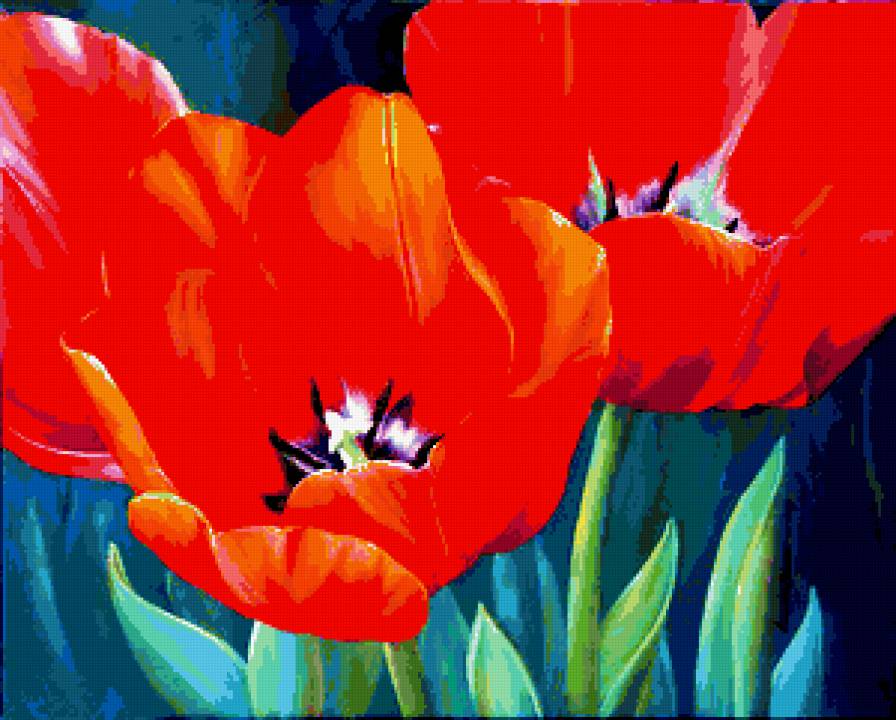 Серия "Букет" - букет, цветы, тюльпаны - предпросмотр