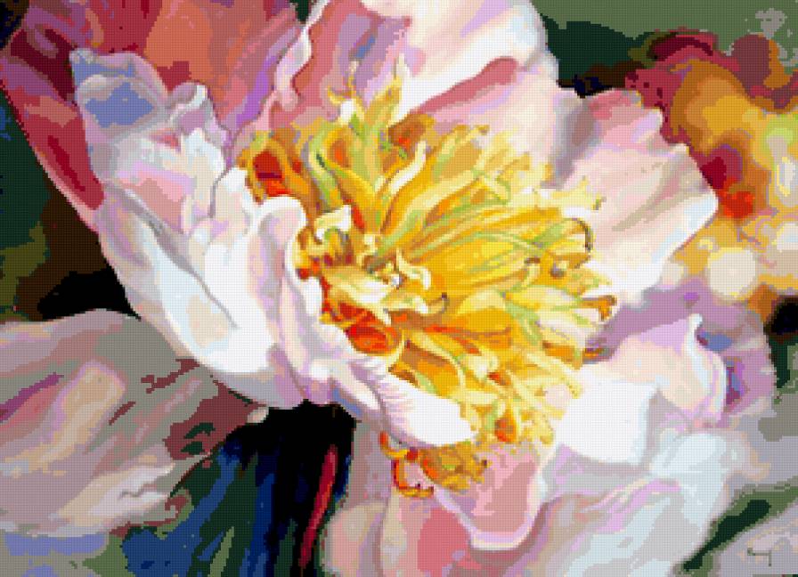 Серия "Букет" - пионы, букет, цветы - предпросмотр