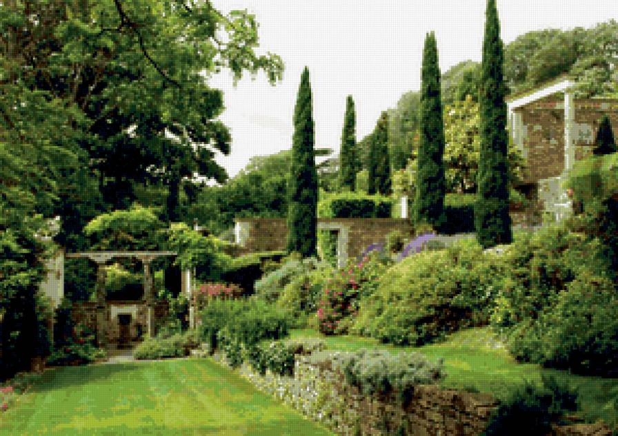 Старая Англия, сады - англия, сад - предпросмотр