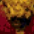 Предпросмотр схемы вышивки «Бабочка желтая и мохнатая» (№292164)