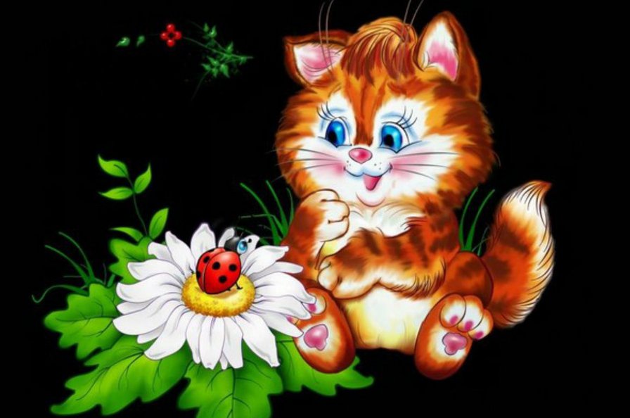 рыжий котенок - оригинал