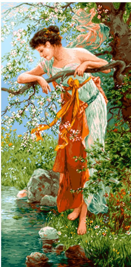 женский образ в живописи - оригинал