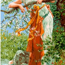 Оригинал схемы вышивки «женский образ в живописи» (№292443)