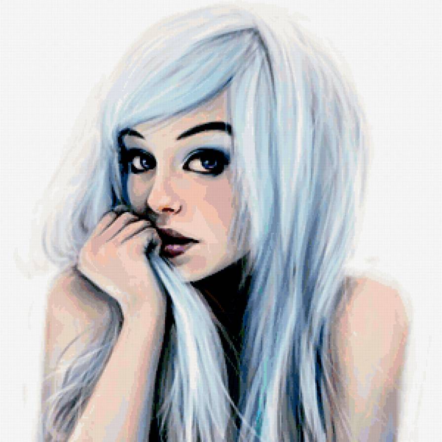 Девушка. - рисунок, девушки - предпросмотр