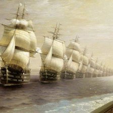 Оригинал схемы вышивки «смотр черноморского флота» (№292517)