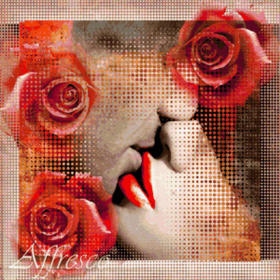 Нежный поцелуй - любовь - предпросмотр