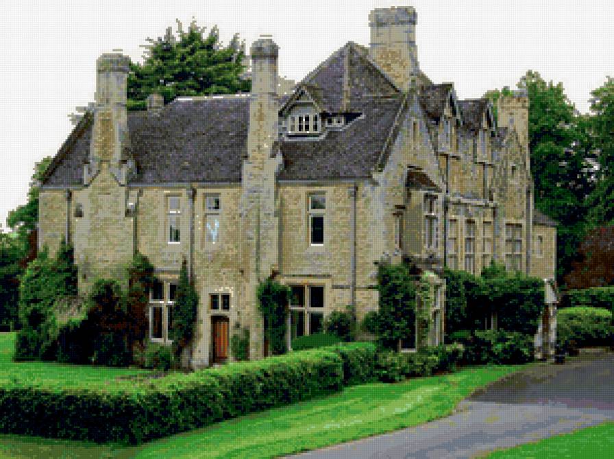 старый английский дом - старый дом - предпросмотр