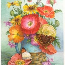 Схема вышивки «букет»