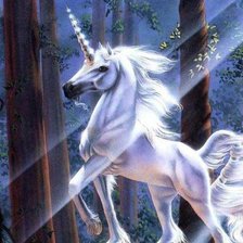 Схема вышивки «Единорог»