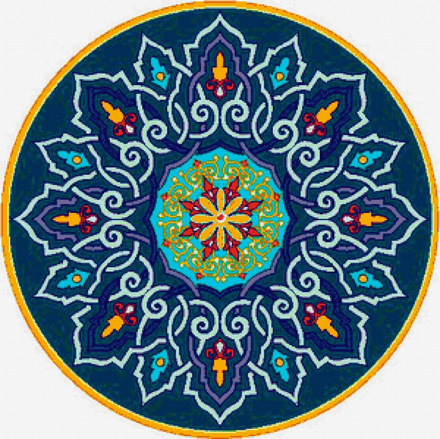 узор для подушки - узор, цветы, орнамент, подушка - предпросмотр