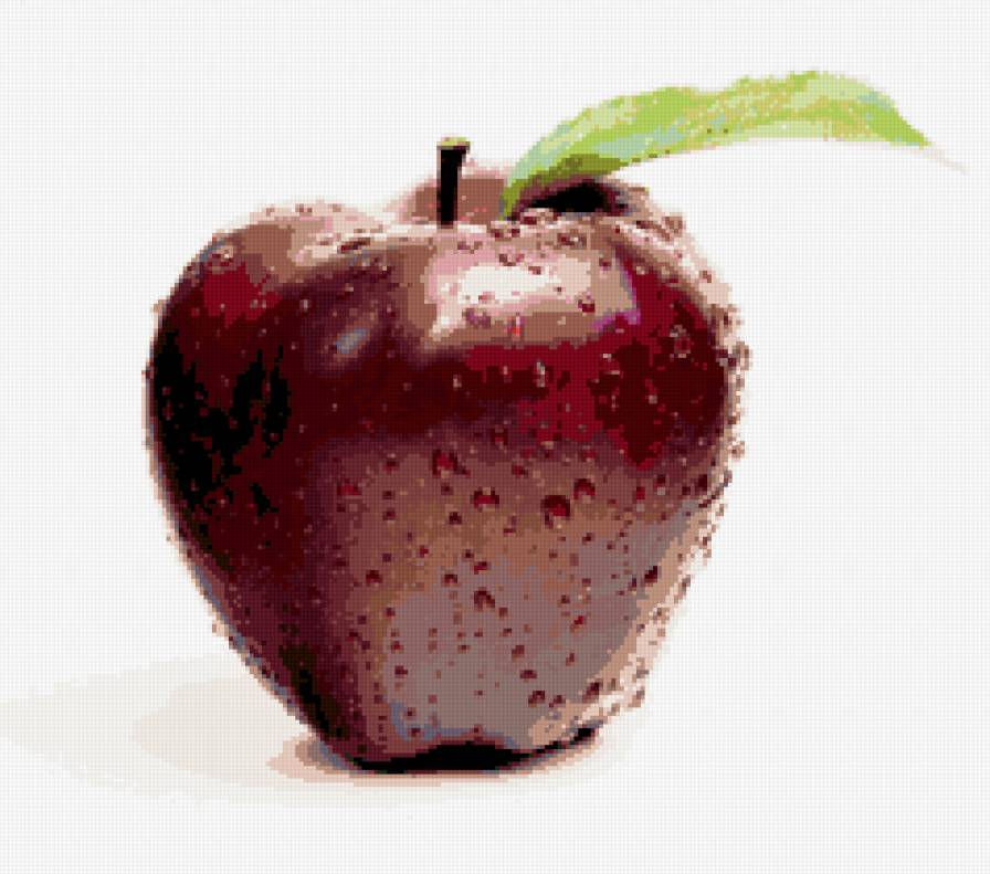 яблоко - фрукты, капли - предпросмотр