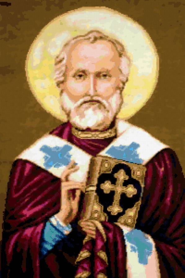 николай чудотворец - святые, икона, ангелы - предпросмотр