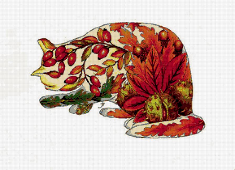 кошка - кошка, абстракция - предпросмотр